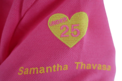 【美品】Samantha Thavasa(サマンサタバサ) ポロシャツ ピンク レディース M ゴルフウェア 2312-0440 中古