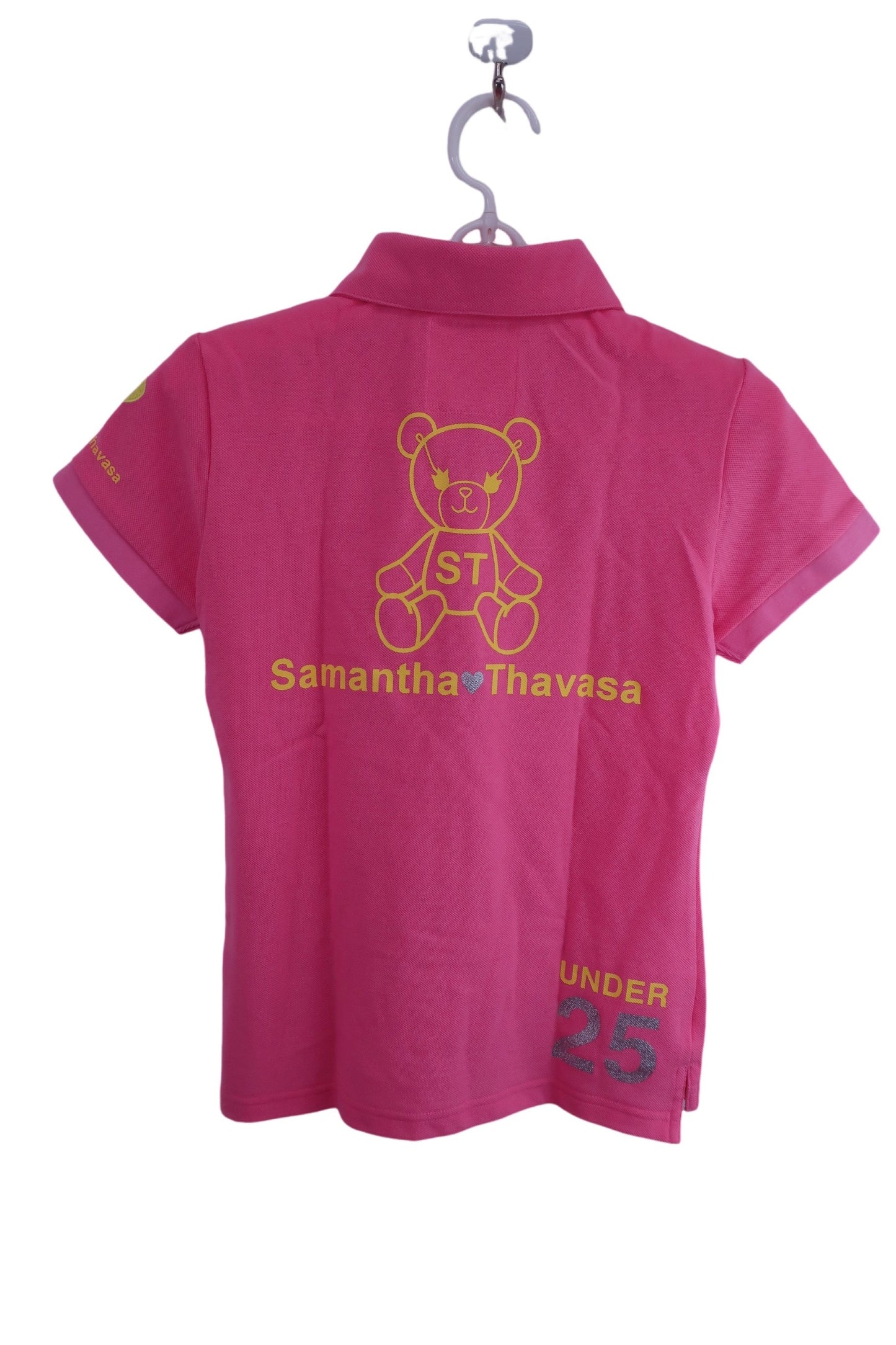 【美品】Samantha Thavasa(サマンサタバサ) ポロシャツ ピンク レディース M ゴルフウェア 2312-0440 中古