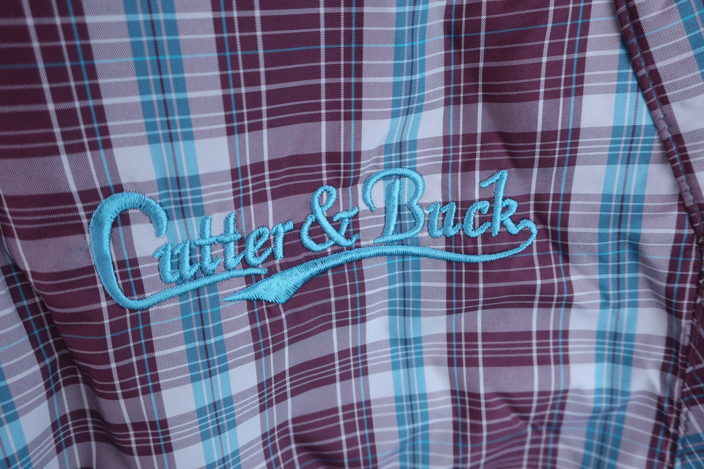 CUTTER&BUCK(カッター＆バック) ナイロンパンツ えんじチェック メンズ LL N