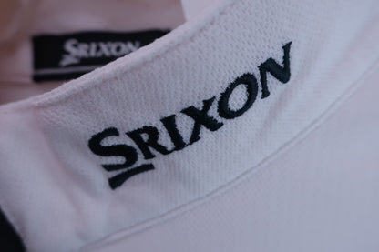 SRIXON(スリクソン) 長袖ハーフジップシャツ 白黒 メンズ L B