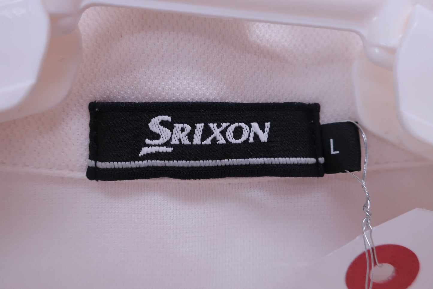 SRIXON(スリクソン) 長袖ハーフジップシャツ 白黒 メンズ L B