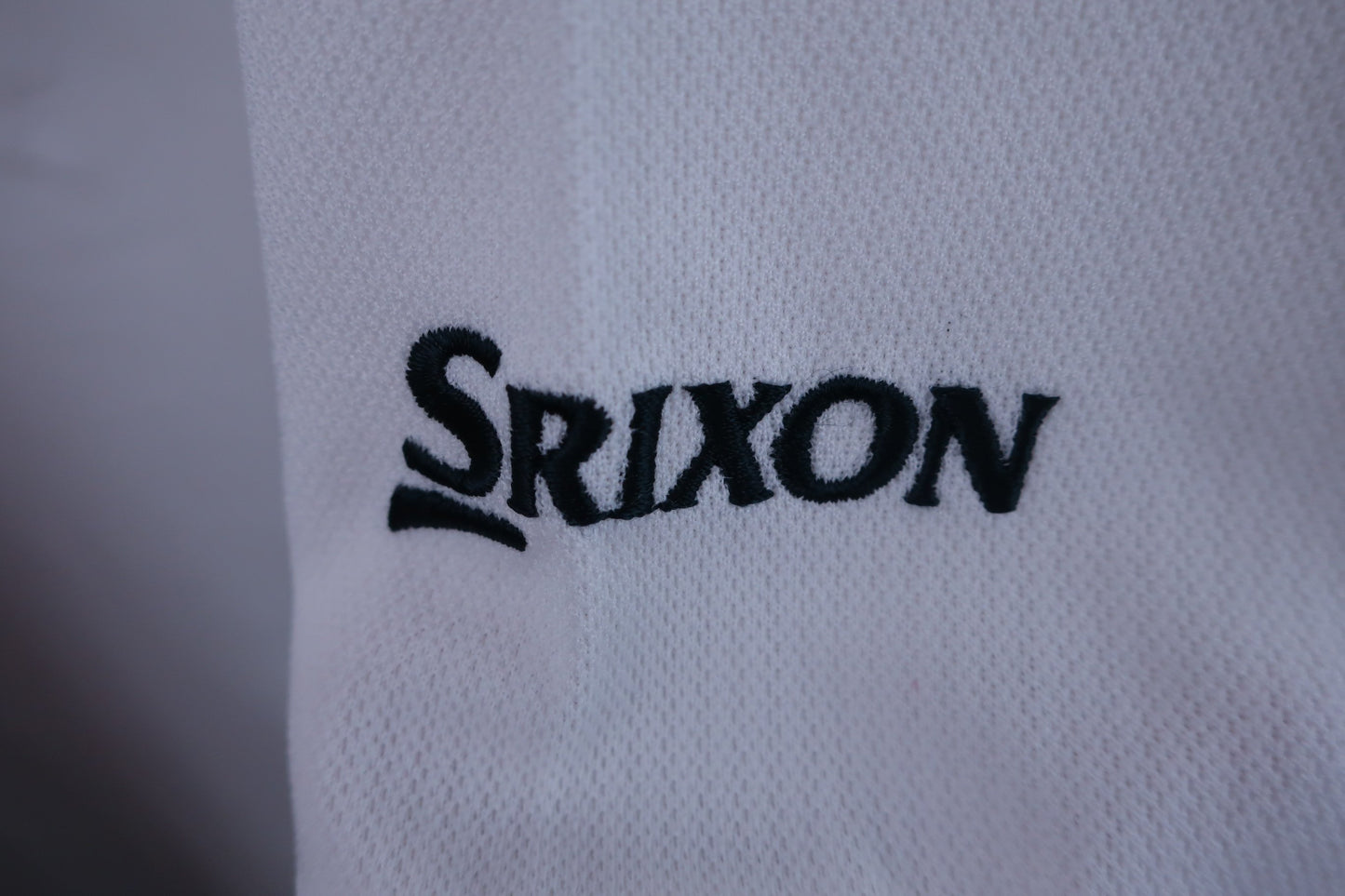 SRIXON(スリクソン) 長袖ハーフジップシャツ 白黒 メンズ L B