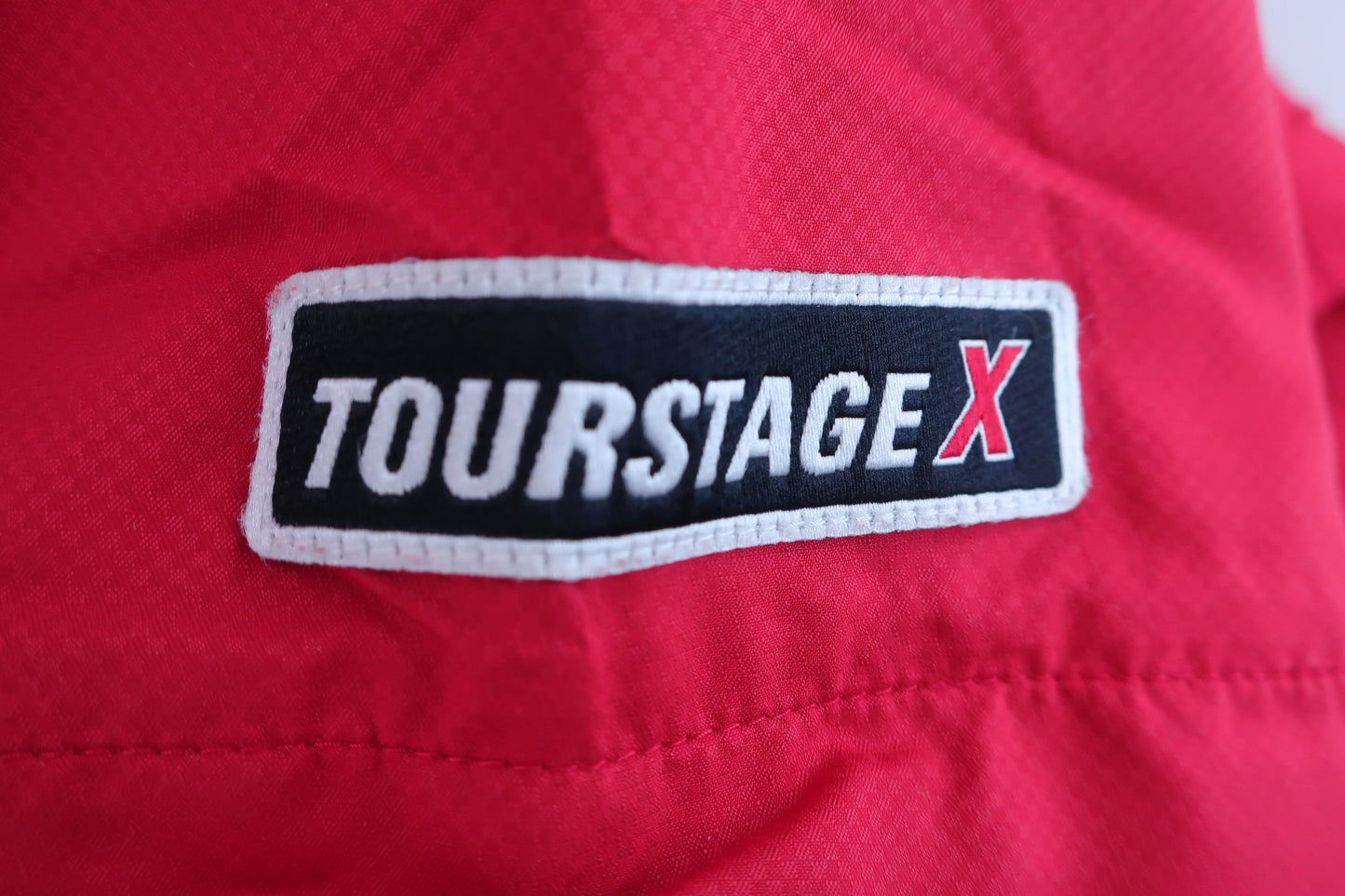 TOURSTAGE(ツアーステージ) ハーフジップスニード 赤黒 メンズ M B