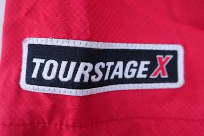 TOURSTAGE(ツアーステージ) ハーフジップスニード 赤黒 メンズ M B