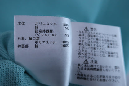 【美品】Munsingwear(マンシングウェア) ポロシャツ エメラルドグリーン レディース M ゴルフ用品 2401-0009 中古