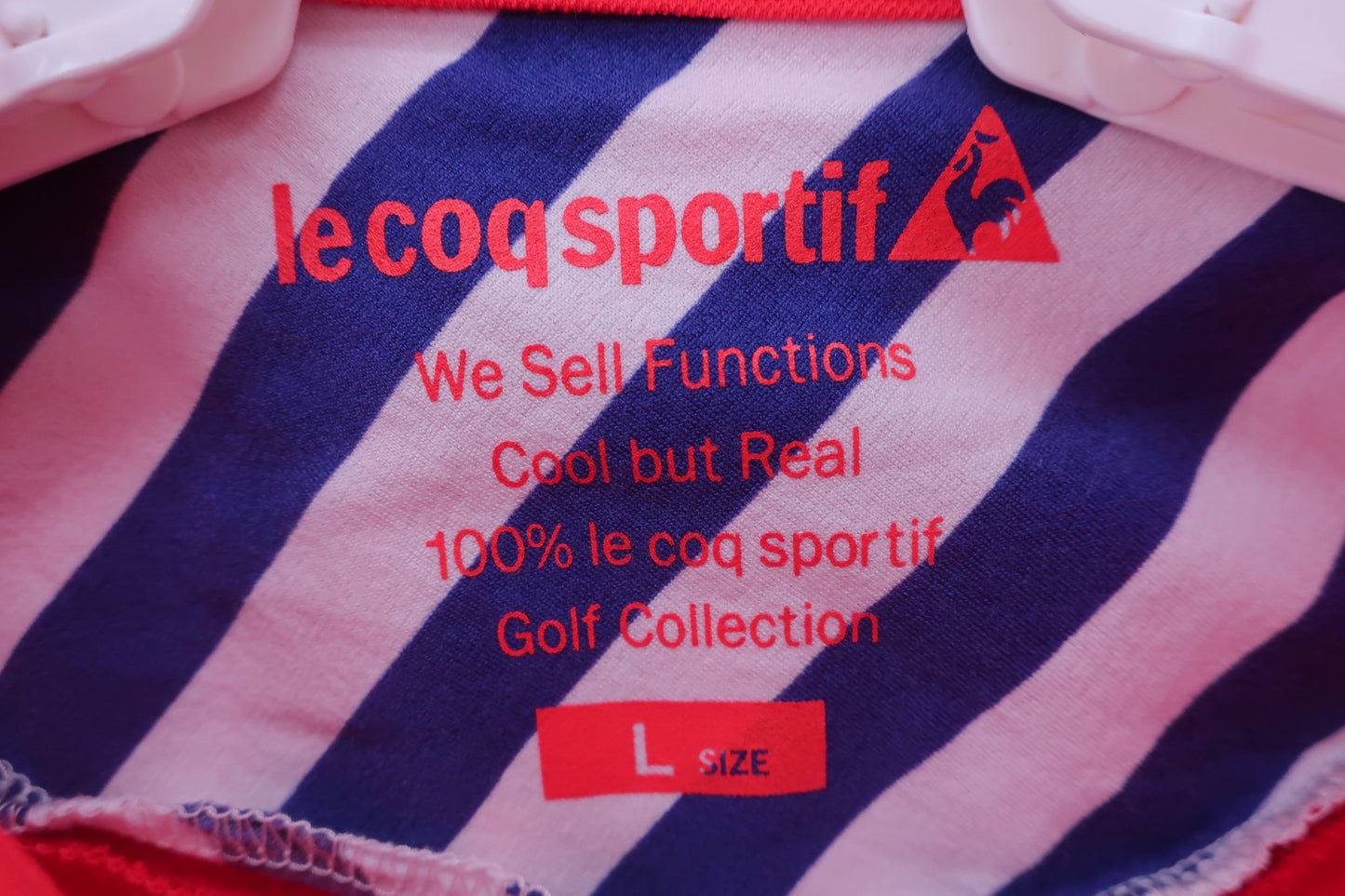 le coq sportif(ルコックスポルティフ) ポロシャツ オレンジ レディース L A