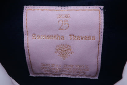 【未使用品】Samantha Thavasa(サマンサタバサ) ポロシャツ 紺白 レディース S ゴルフ用品 2401-0058 新品