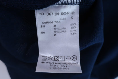【未使用品】Samantha Thavasa(サマンサタバサ) ポロシャツ 紺白 レディース S ゴルフ用品 2401-0058 新品