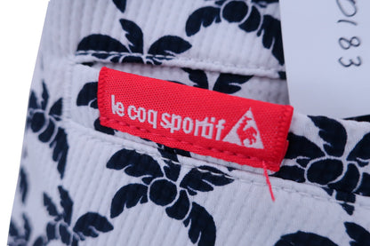 le coq sportif(ルコックスポルティフ) ショートパンツ 白総柄 レディース 9 A