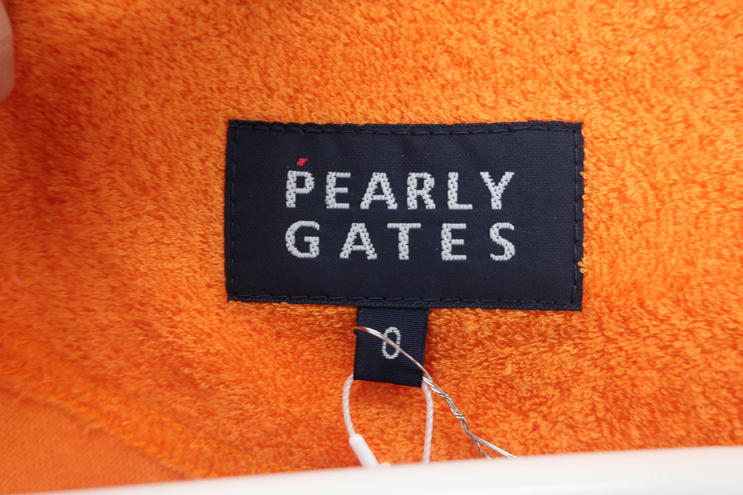 PEARLY GATES(パーリーゲイツ) タオル地カーディガン オレンジ レディース 0 N