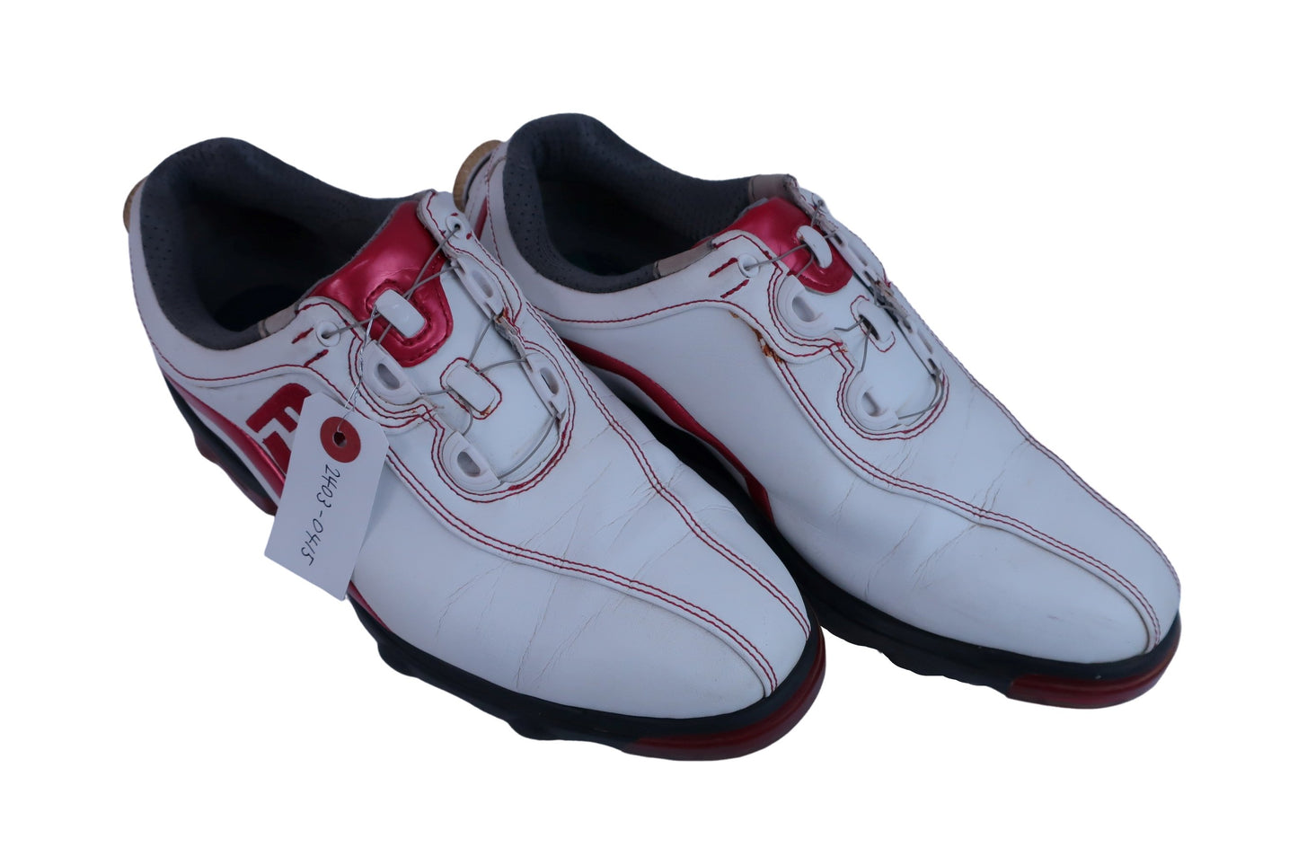 FOOTJOY(フットジョイ) ダイヤル式ゴルフシューズ 白赤 メンズ 24.5cm 59820J A