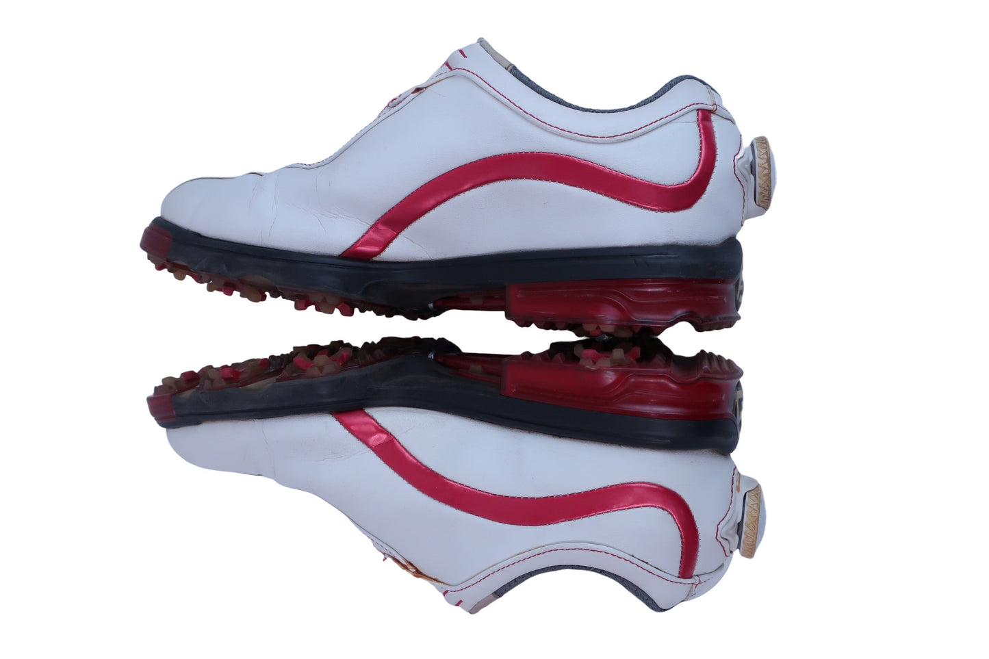 FOOTJOY(フットジョイ) ダイヤル式ゴルフシューズ 白赤 メンズ 24.5cm 59820J A