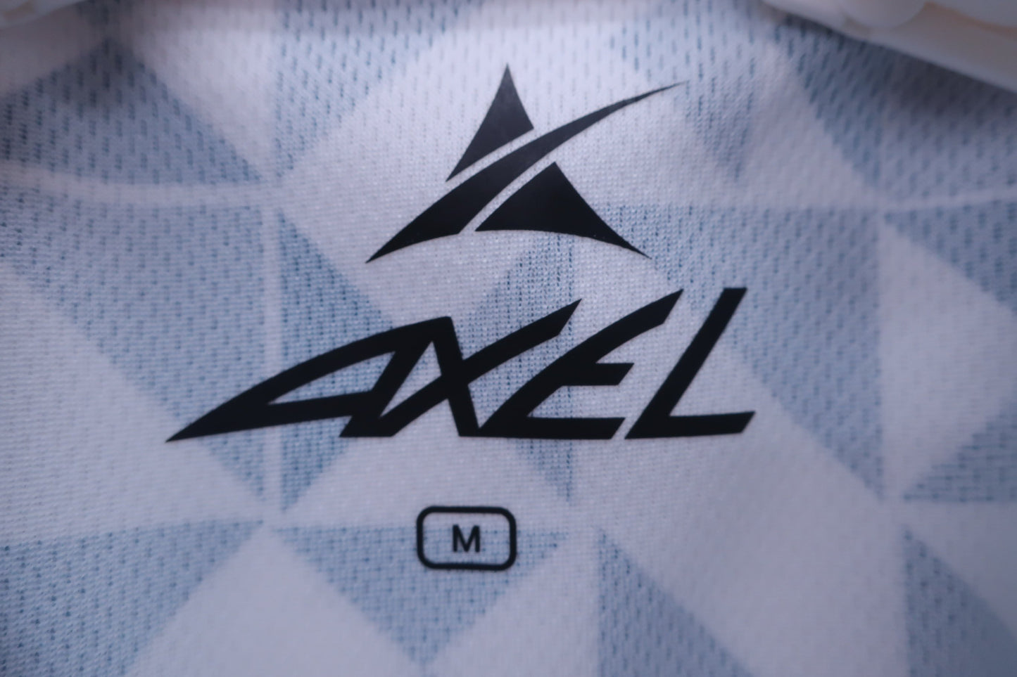 AXEL(アクセル) FAN付き空調半袖ポロシャツ グレー系幾何学模様 メンズ M A