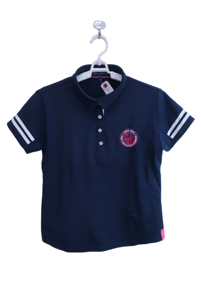 【美品】23区 GOLF(23区ゴルフ) ポロシャツ 紺 レディース ? ゴルフ用品 2404-0033 中古