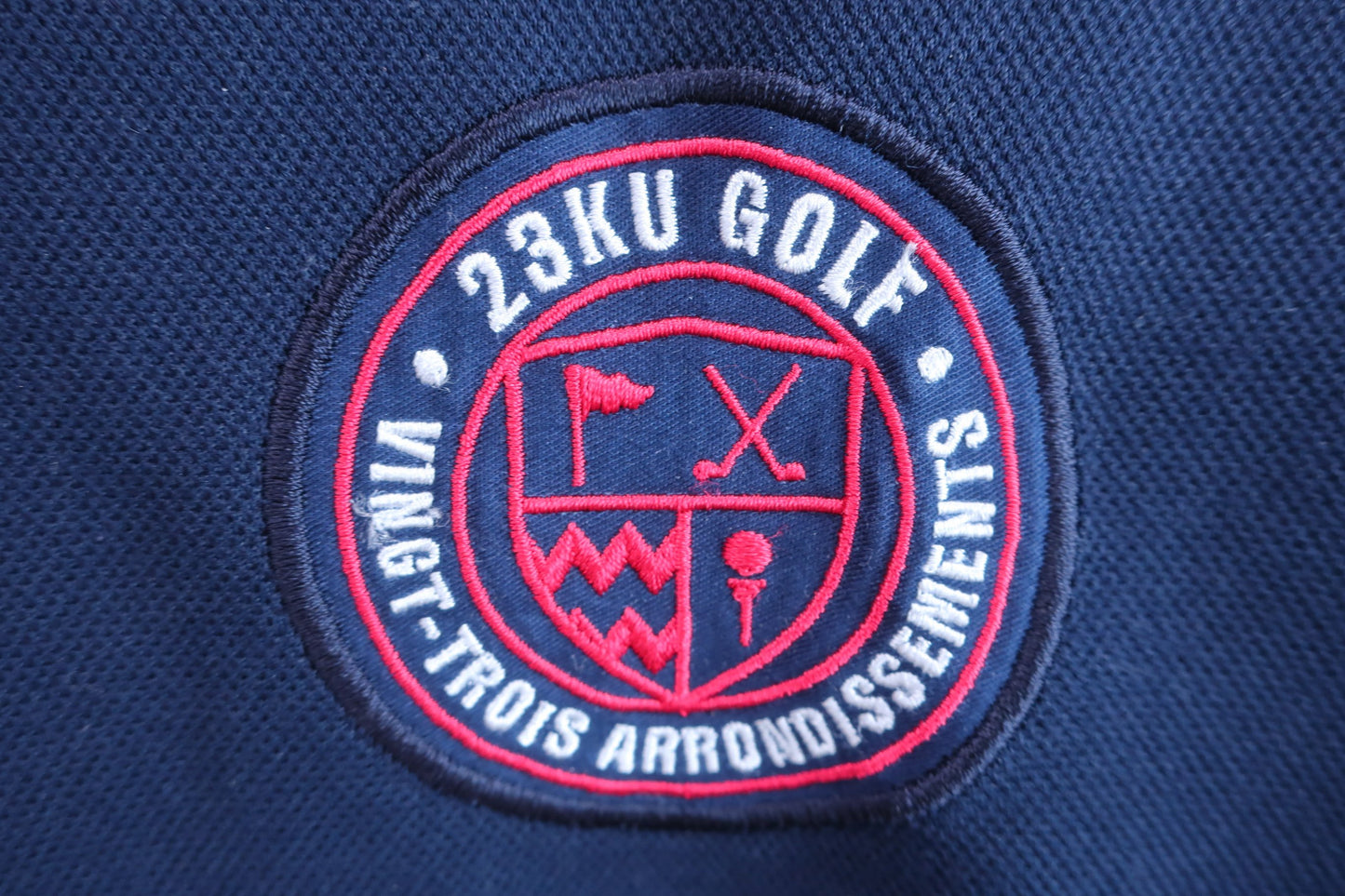 【美品】23区 GOLF(23区ゴルフ) ポロシャツ 紺 レディース ? ゴルフ用品 2404-0033 中古