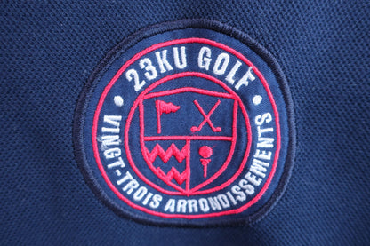 【美品】23区 GOLF(23区ゴルフ) ポロシャツ 紺 レディース ? ゴルフ用品 2404-0033 中古