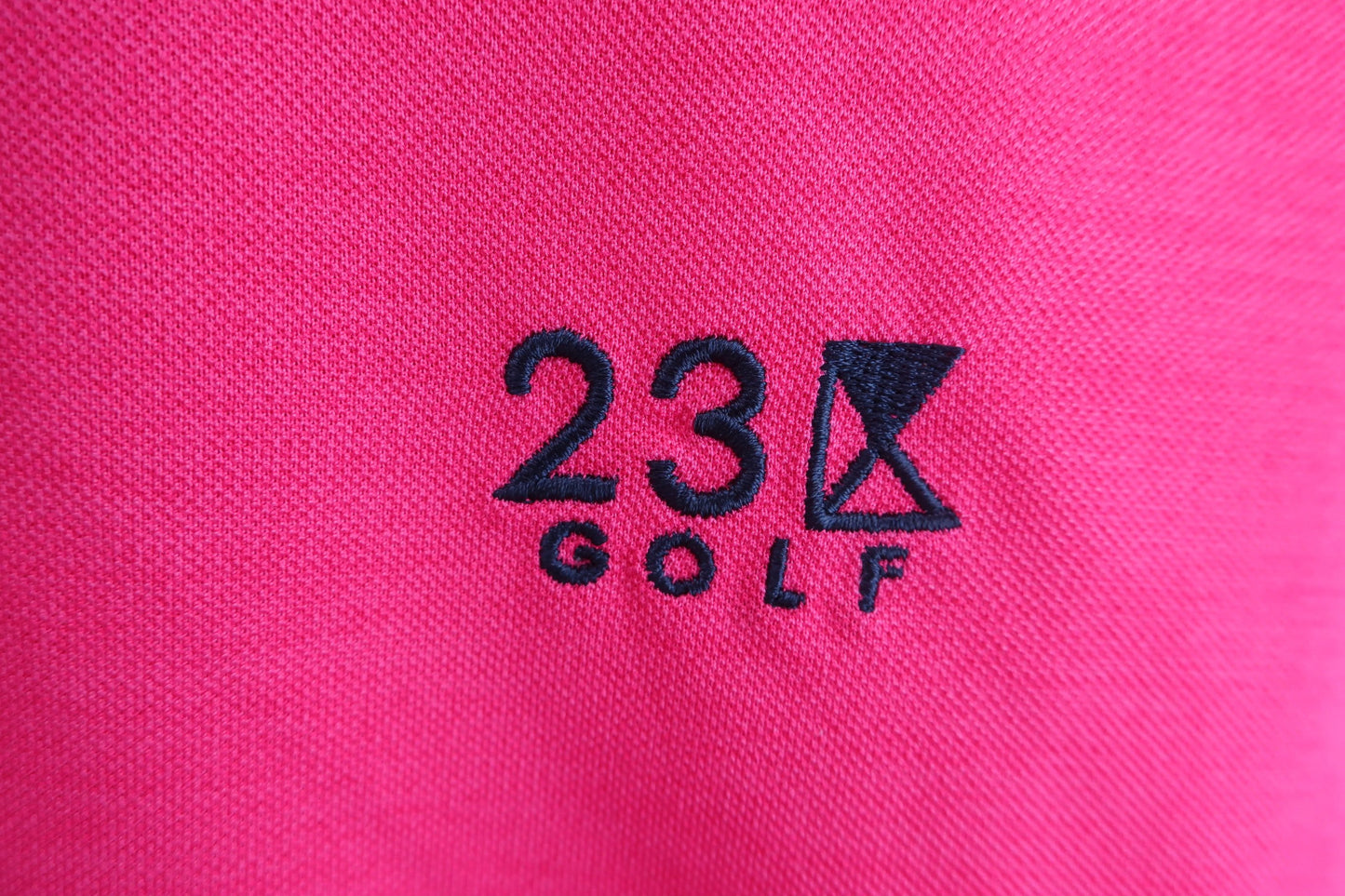 【美品】23区 GOLF(23区ゴルフ) ポロシャツ ピンク レディース ? ゴルフ用品 2404-0034 中古