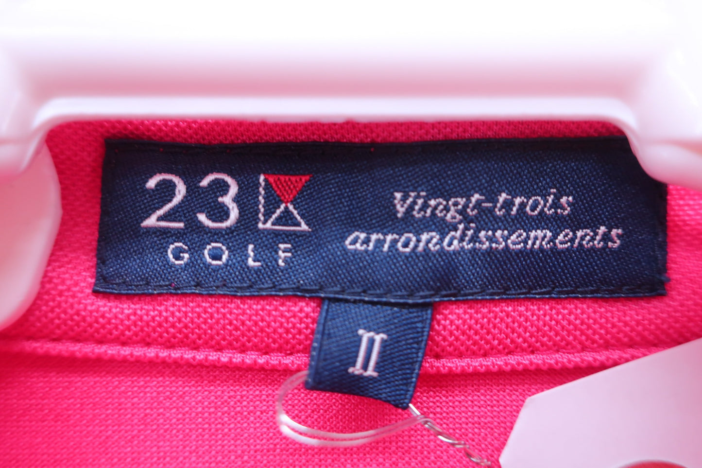 【美品】23区 GOLF(23区ゴルフ) ポロシャツ ピンク レディース ? ゴルフ用品 2404-0034 中古