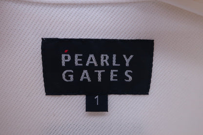 PEARLY GATES(パーリーゲイツ) ポロシャツ 白 レディース 1 055-7161302 B