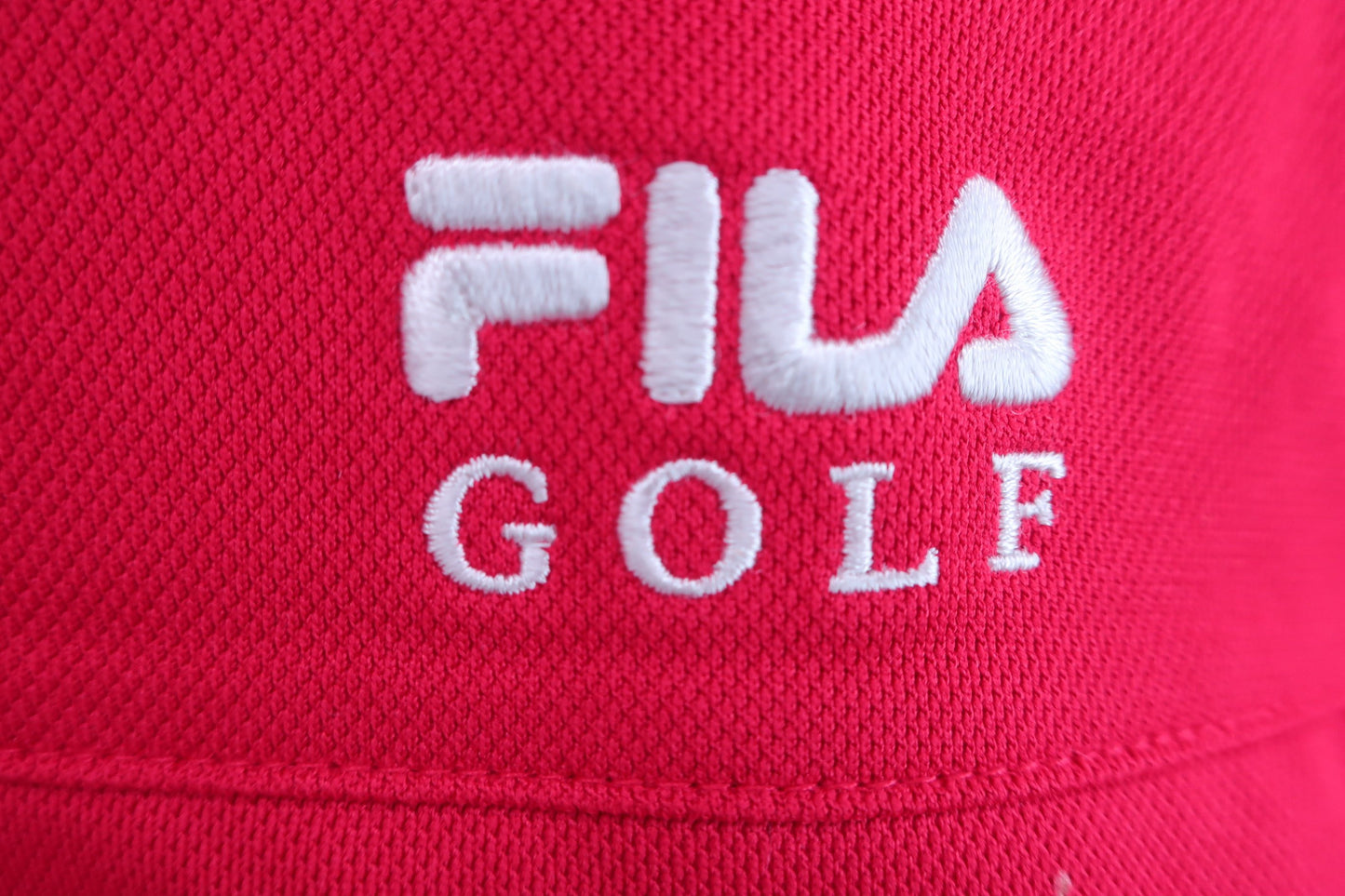 FILA GOLF(フィラゴルフ) ポロシャツ 赤 メンズ LL A