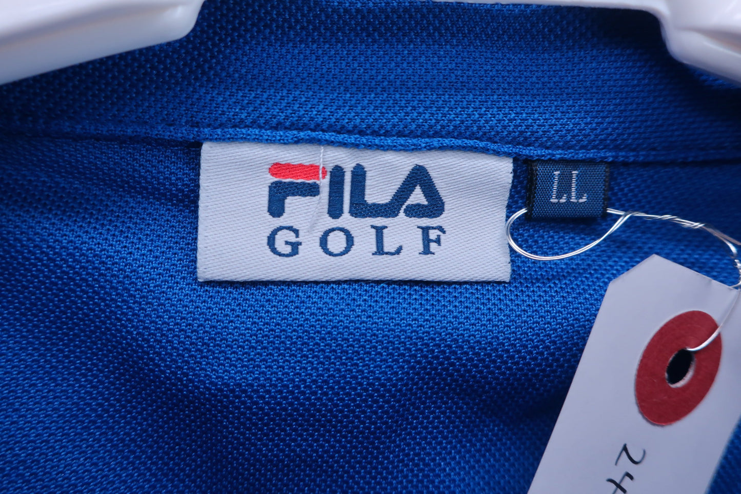 FILA GOLF(フィラゴルフ) ポロシャツ 青 メンズ LL N