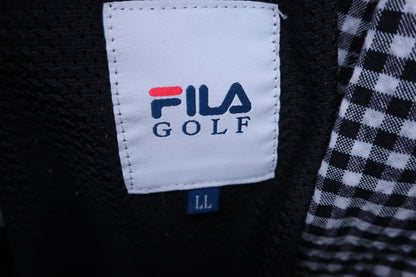 FILA GOLF(フィラゴルフ) パンツ 白黒チェック メンズ LL A