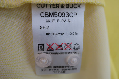 CUTTER&BUCK(カッター＆バック) ポロシャツ 黄色 メンズ LL A