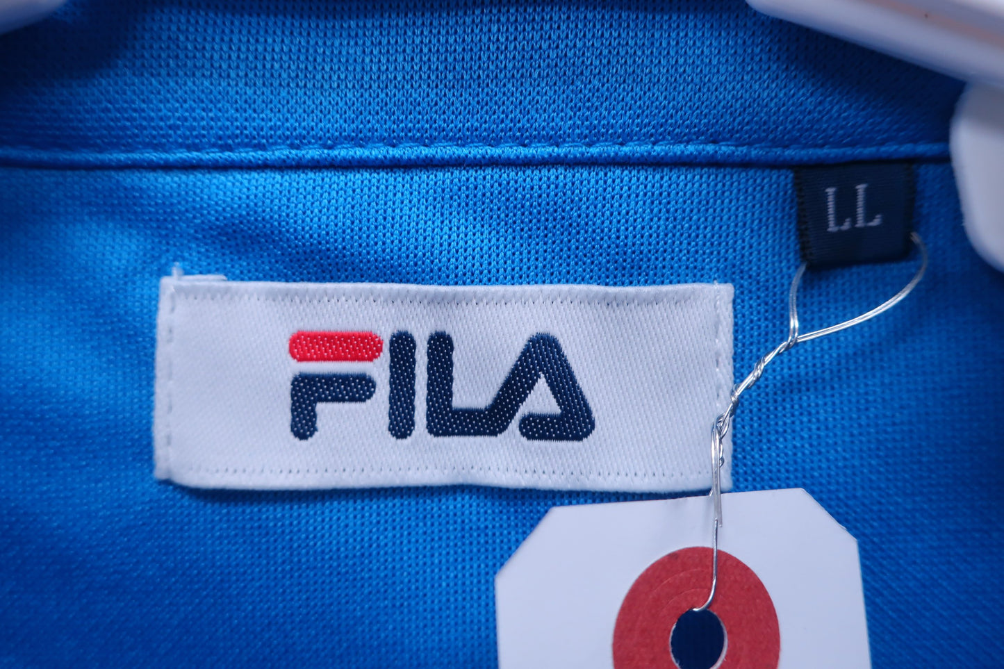 FILA GOLF(フィラゴルフ) 長袖ポロシャツ 青 メンズ LL N