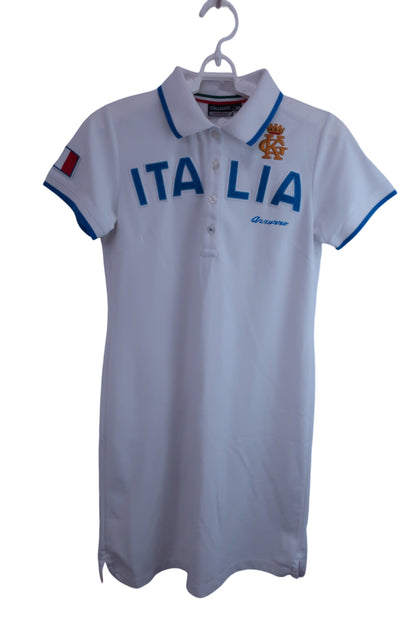 【美品】Kappa(カッパ) ワンピース 白青 レディース M ゴルフ用品 2404-0526 中古