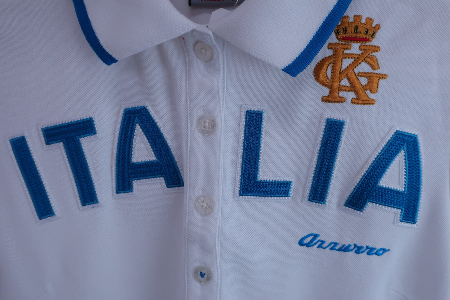 【美品】Kappa(カッパ) ワンピース 白青 レディース M ゴルフ用品 2404-0526 中古