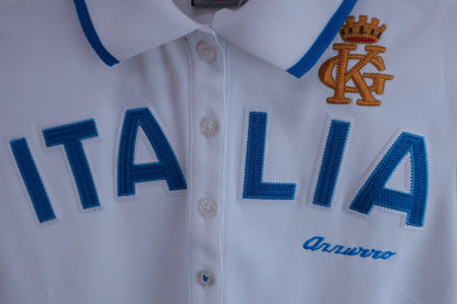 【美品】Kappa(カッパ) ワンピース 白青 レディース M ゴルフ用品 2404-0526 中古