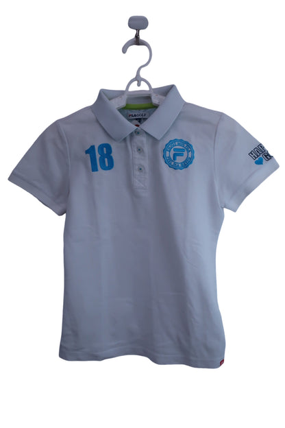 FILA GOLF(フィラゴルフ) ポロシャツ 白 レディース M ゴルフ用品 2404-0527 中古