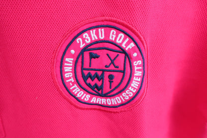 【美品】23区 GOLF(23区ゴルフ) ポロシャツ 赤 レディース ? ゴルフ用品 2404-0684 中古