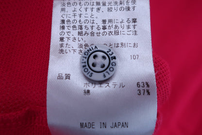 【美品】23区 GOLF(23区ゴルフ) ポロシャツ 赤 レディース ? ゴルフ用品 2404-0684 中古