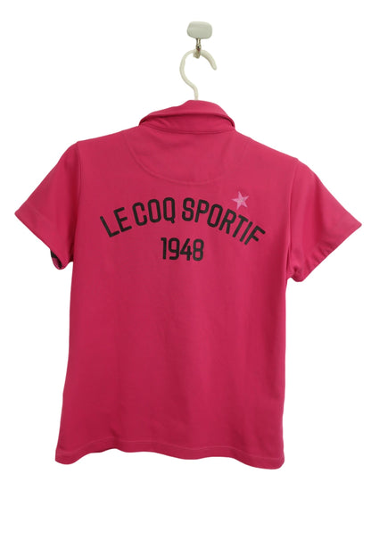 le coq sportif(ルコックスポルティフ) ポロシャツ ピンク レディース M ゴルフ用品 2404-0823 中古