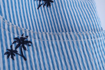 【美品】adidas(アディダス) スカート 青ストライプ レディース L/G ゴルフ用品 2404-0824 中古