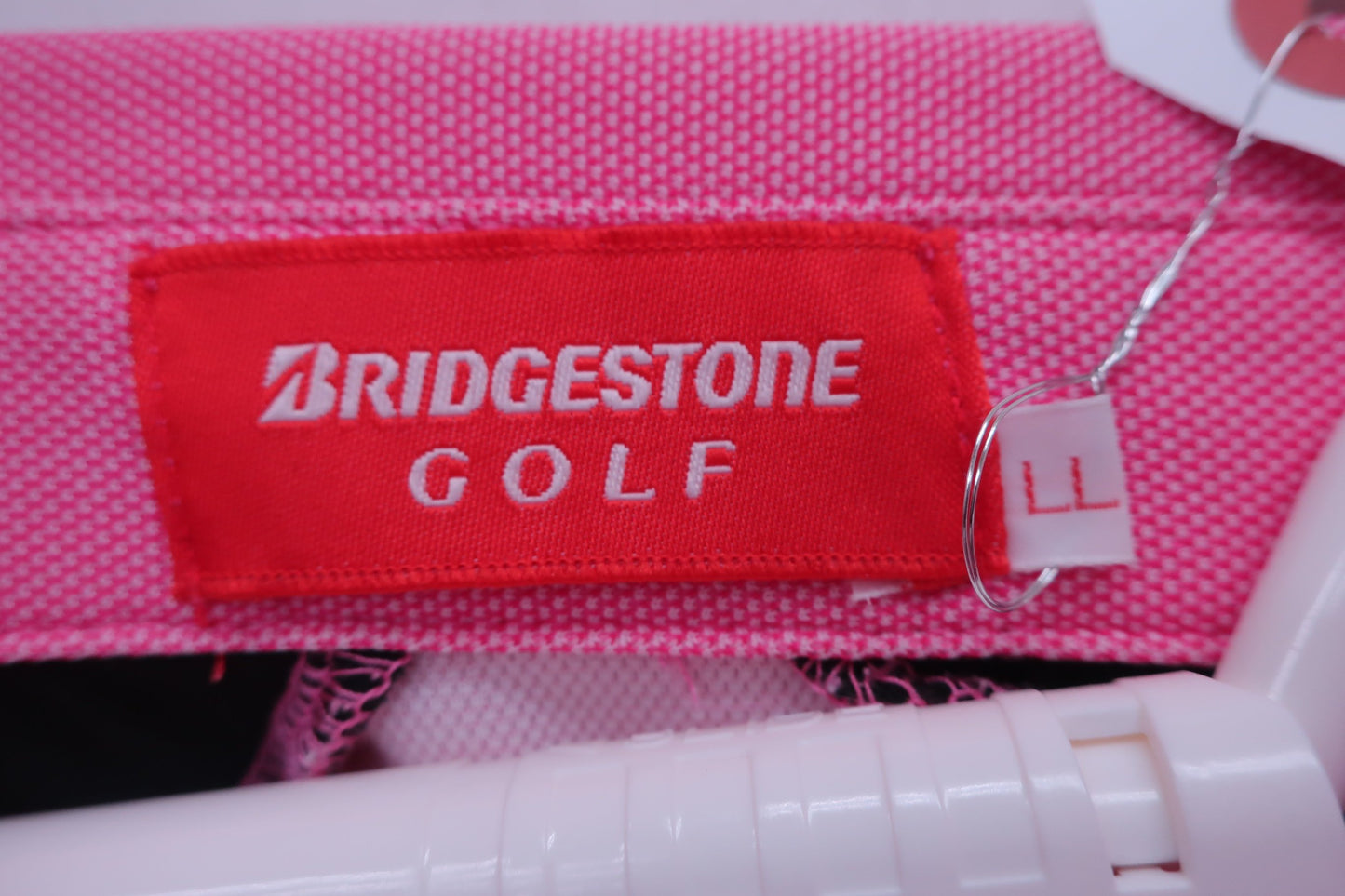 BRIDGESTONE GOLF(ブリヂストンゴルフ) ポロシャツ ピンク メンズ LL B