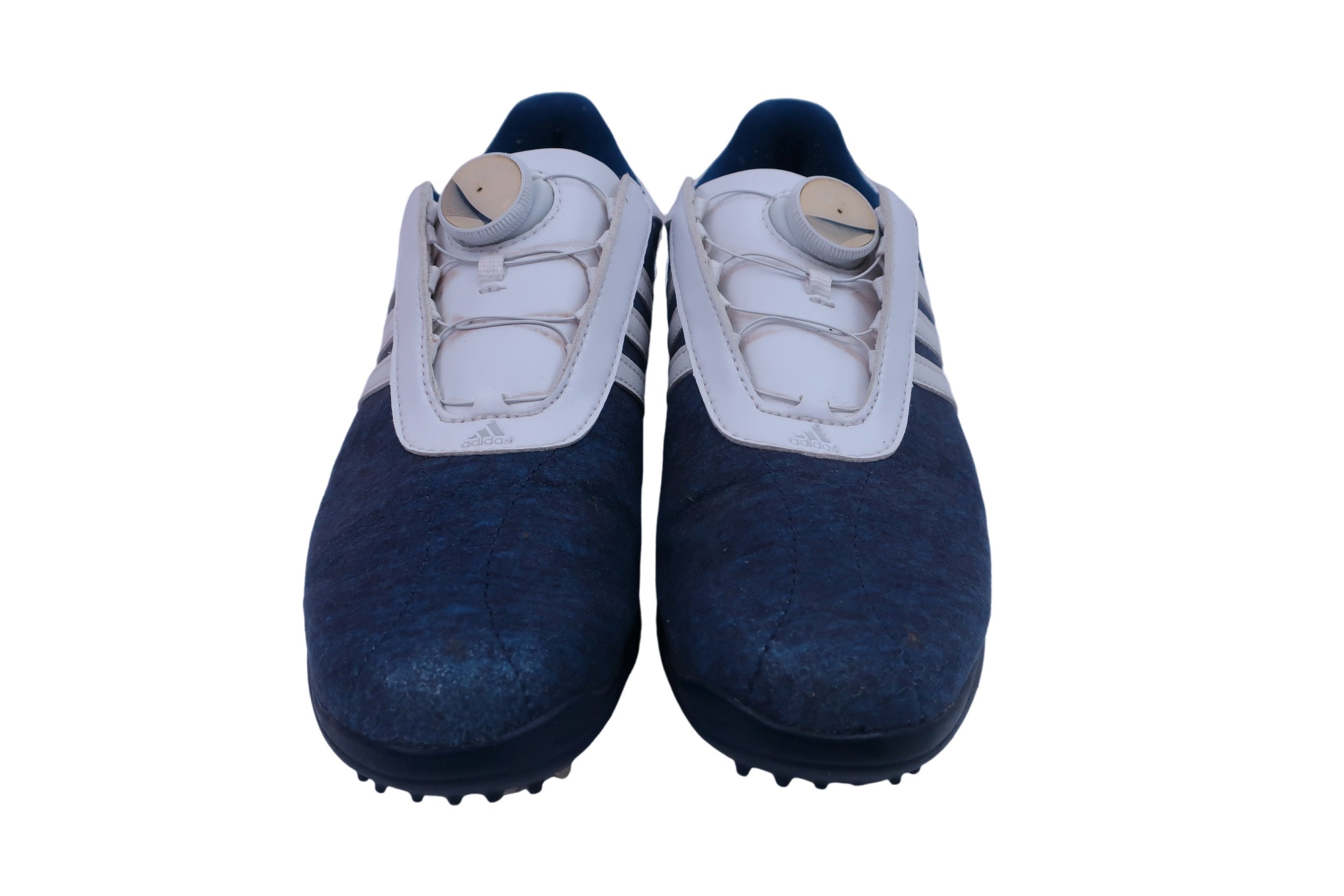 adidas(アディダス) ダイヤル式ゴルフシューズ 紺 レディース 22.5cm