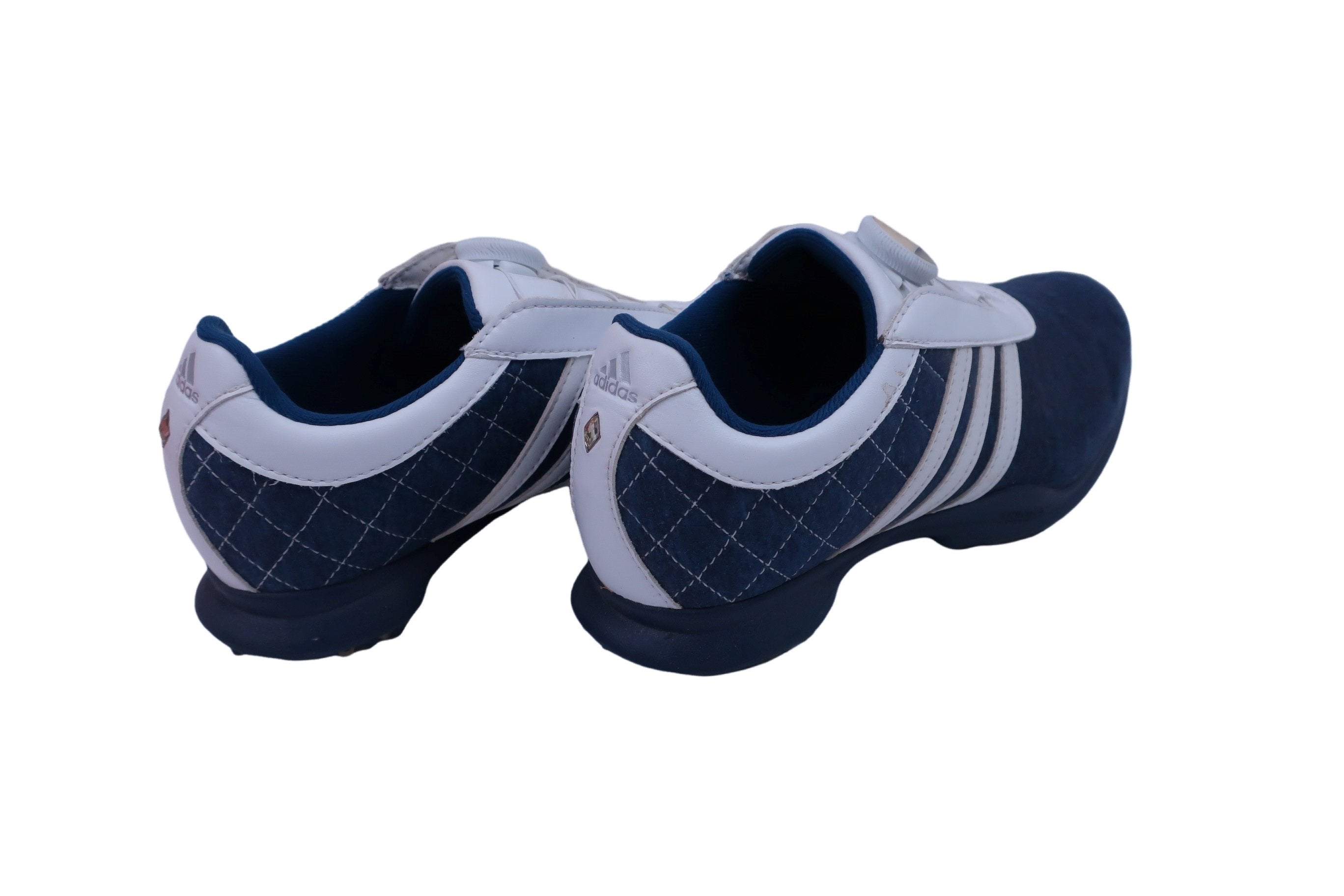 adidas(アディダス) ダイヤル式ゴルフシューズ 紺 レディース 22.5cm