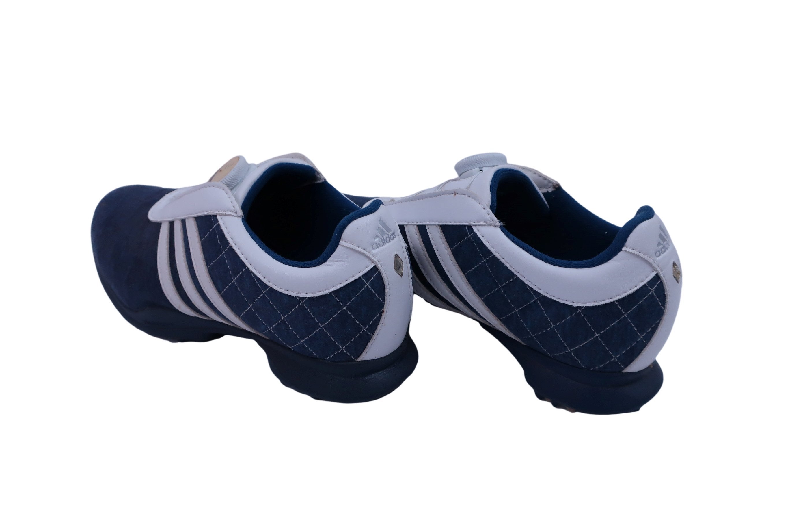 adidas(アディダス) ダイヤル式ゴルフシューズ 紺 レディース 22.5cm