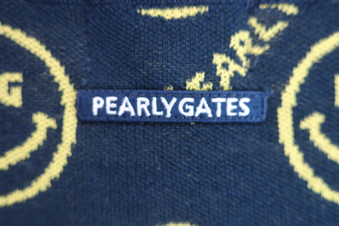 PEARLY GATES(パーリーゲイツ) セーター 黒ニコちゃんマーク レディース 0 055-0170304 N