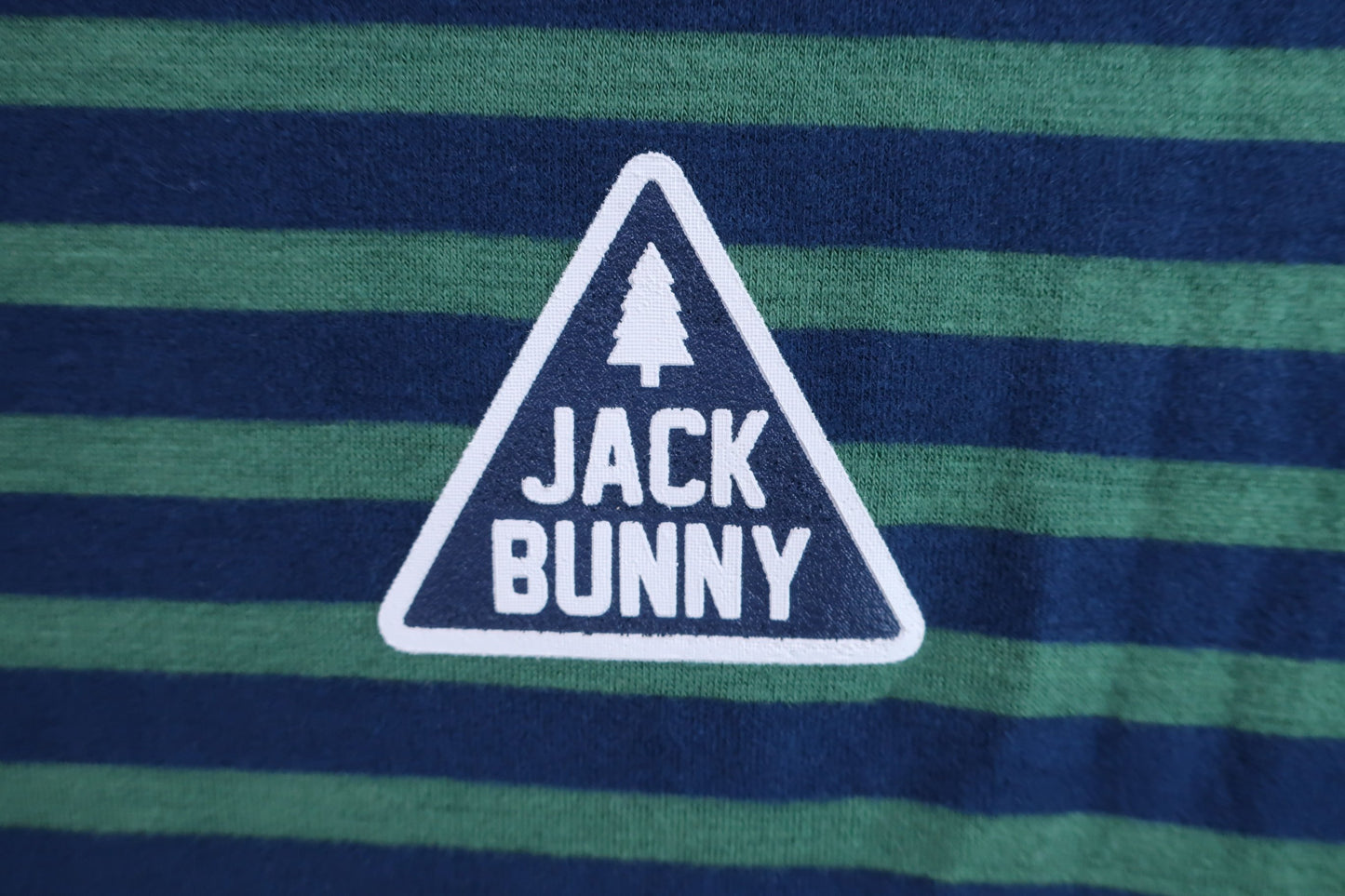 Jack Bunny(ジャックバニー) ハイネックシャツ 緑ネイビーボーダー レディース 0 263-6266106 A