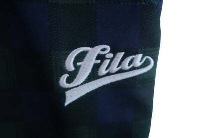 FILA GOLF(フィラゴルフ) パンツ 緑ネイビーチェック レディース S A