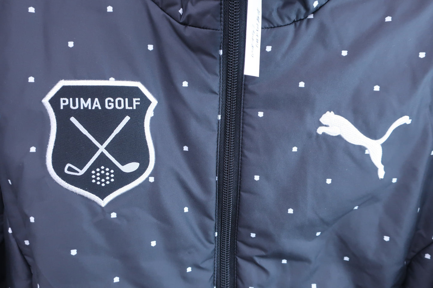 PUMA GOLF(プーマゴルフ) ナイロンブルゾン 黒 レディース M A