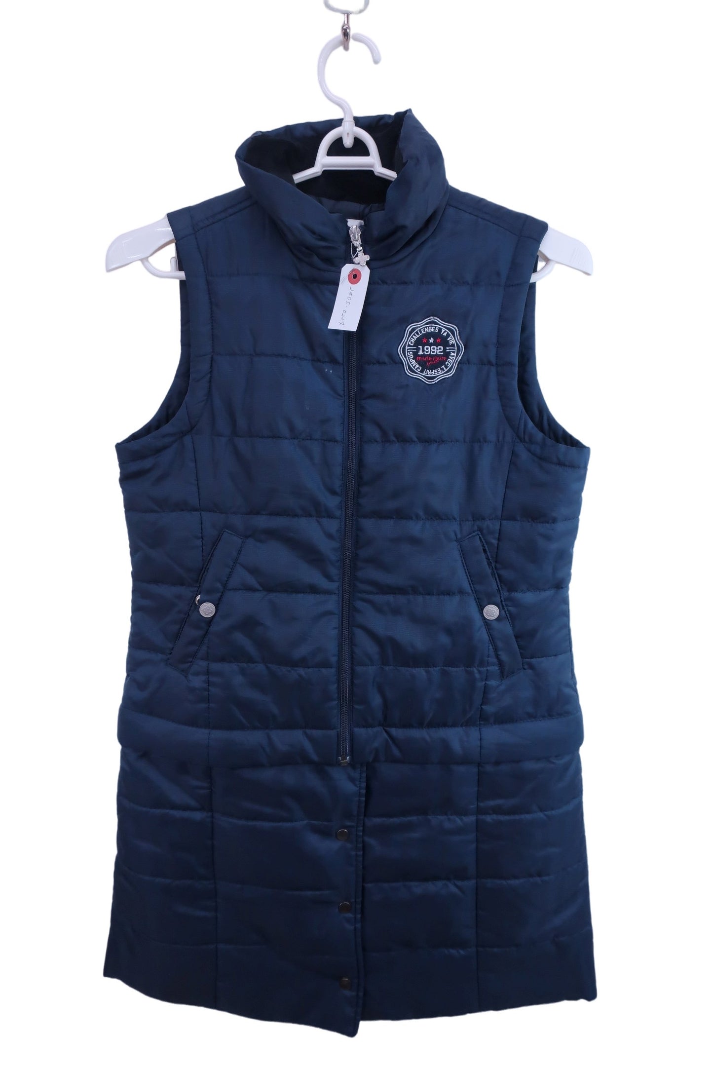 marie claire sport(マリ・クレール・スポーツ) ダウンワンピース(スカート取り外し可能) 紺 レディース M A