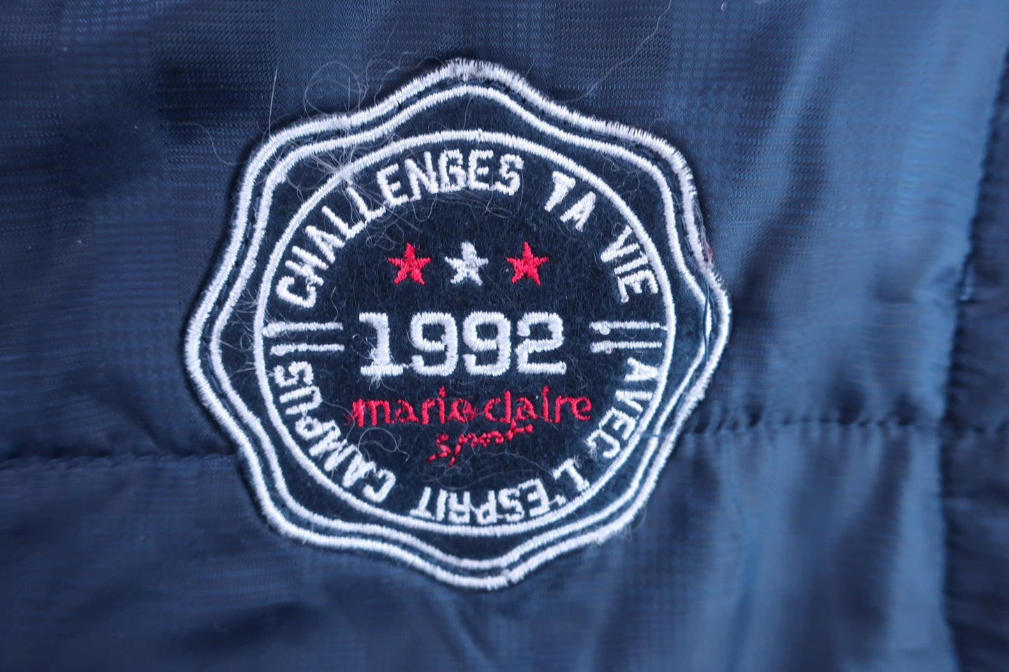 marie claire sport(マリ・クレール・スポーツ) ダウンワンピース(スカート取り外し可能) 紺 レディース M A