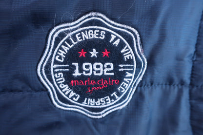 marie claire sport(マリ・クレール・スポーツ) ダウンワンピース(スカート取り外し可能) 紺 レディース M A