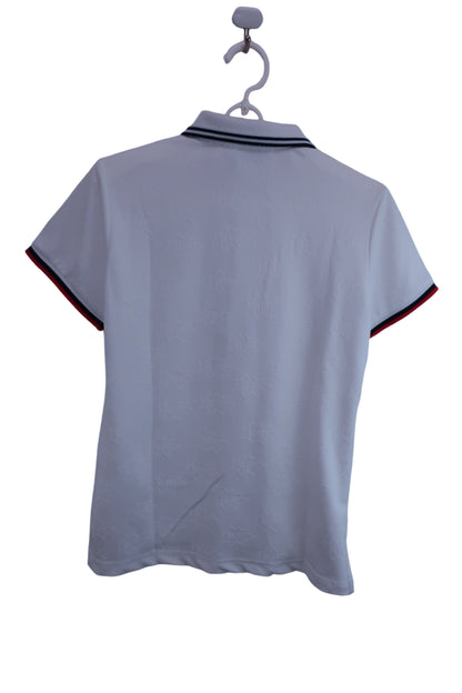 【美品】Munsingwear(マンシングウェア) ポロシャツ 白 レディース M ゴルフ用品 2405-0248 中古