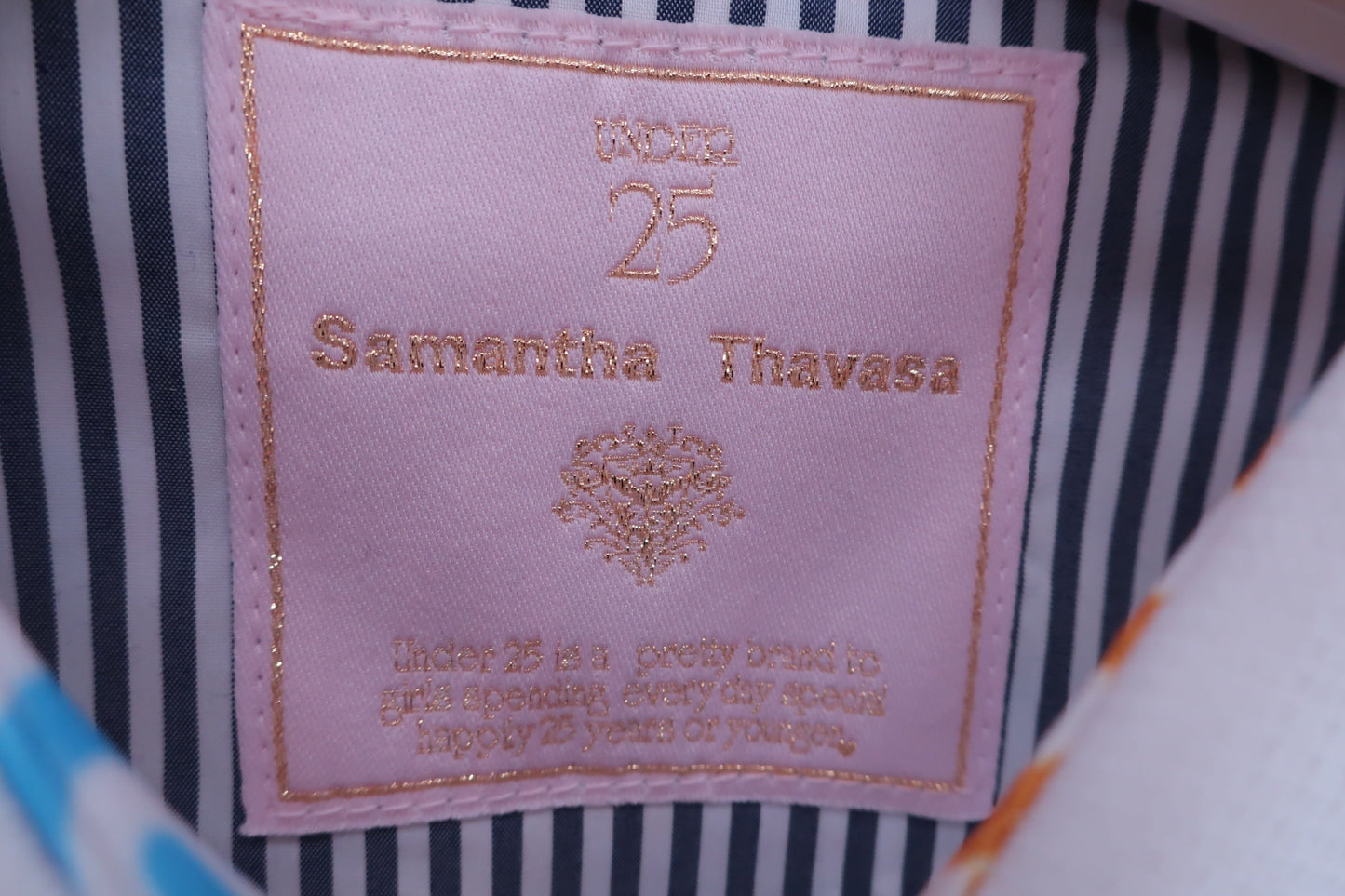 【未使用品】Samantha Thavasa(サマンサタバサ) ポロシャツ カラフルロゴ柄 レディース M 0077-2211100020 ゴルフ用品 2405-0327 新品