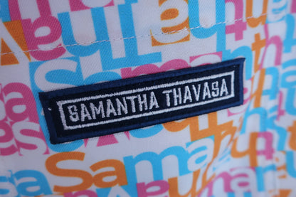 【未使用品】Samantha Thavasa(サマンサタバサ) スカート カラフルロゴ柄 レディース M 0077-2212200021 ゴルフ用品 2405-0328 新品